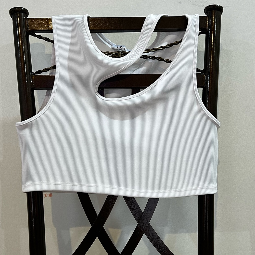 Flashy Cut crop top